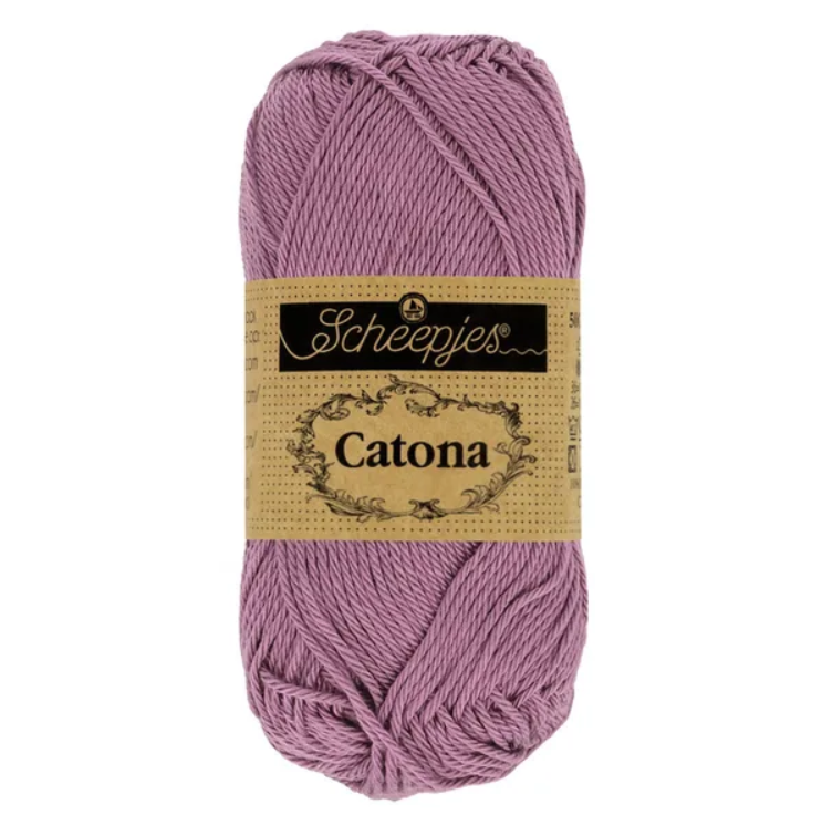 Sợi cotton Catona 50g - Scheepjes, đan móc áo, nón, búp bê