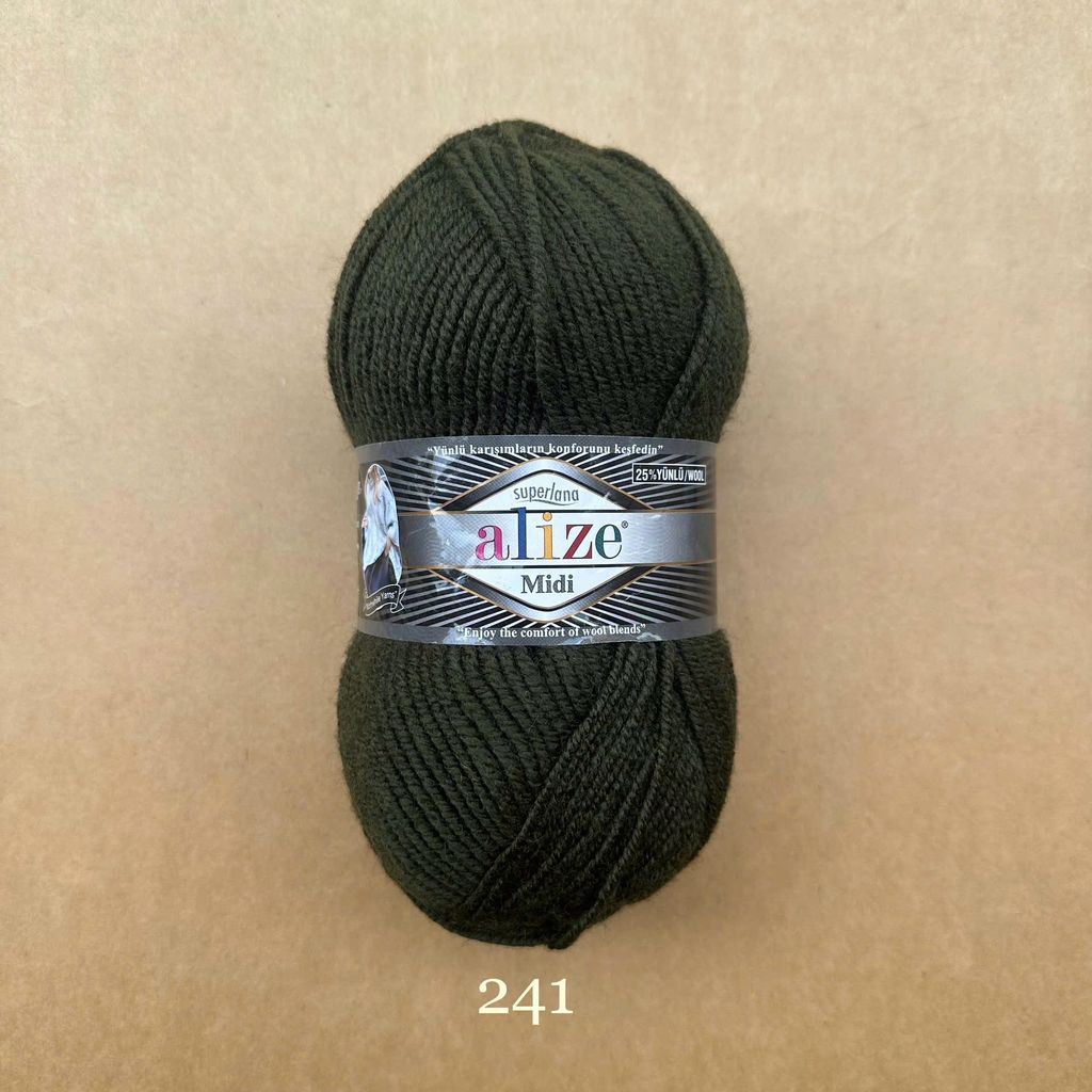 Len đông Superlana Midi nhập khẩu từ Alize Yarns, đan móc thú, áo, nón, khăn