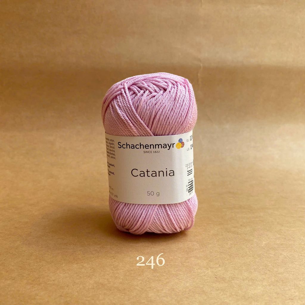 Sợi cotton Catania nhập khẩu từ Schachenmayr, đan móc áo, váy, khăn, móc thú