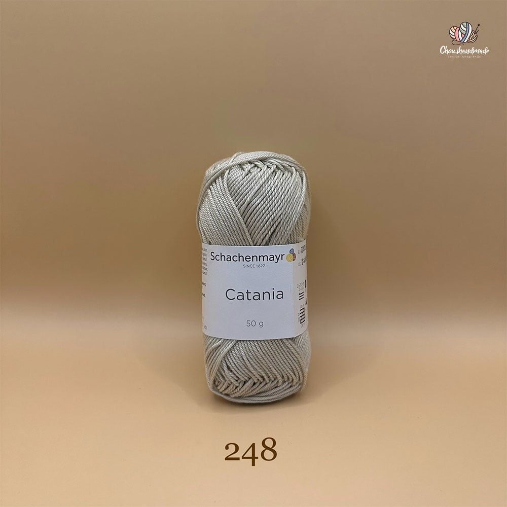 Sợi cotton Catania nhập khẩu từ Schachenmayr, đan móc áo, váy, khăn, móc thú
