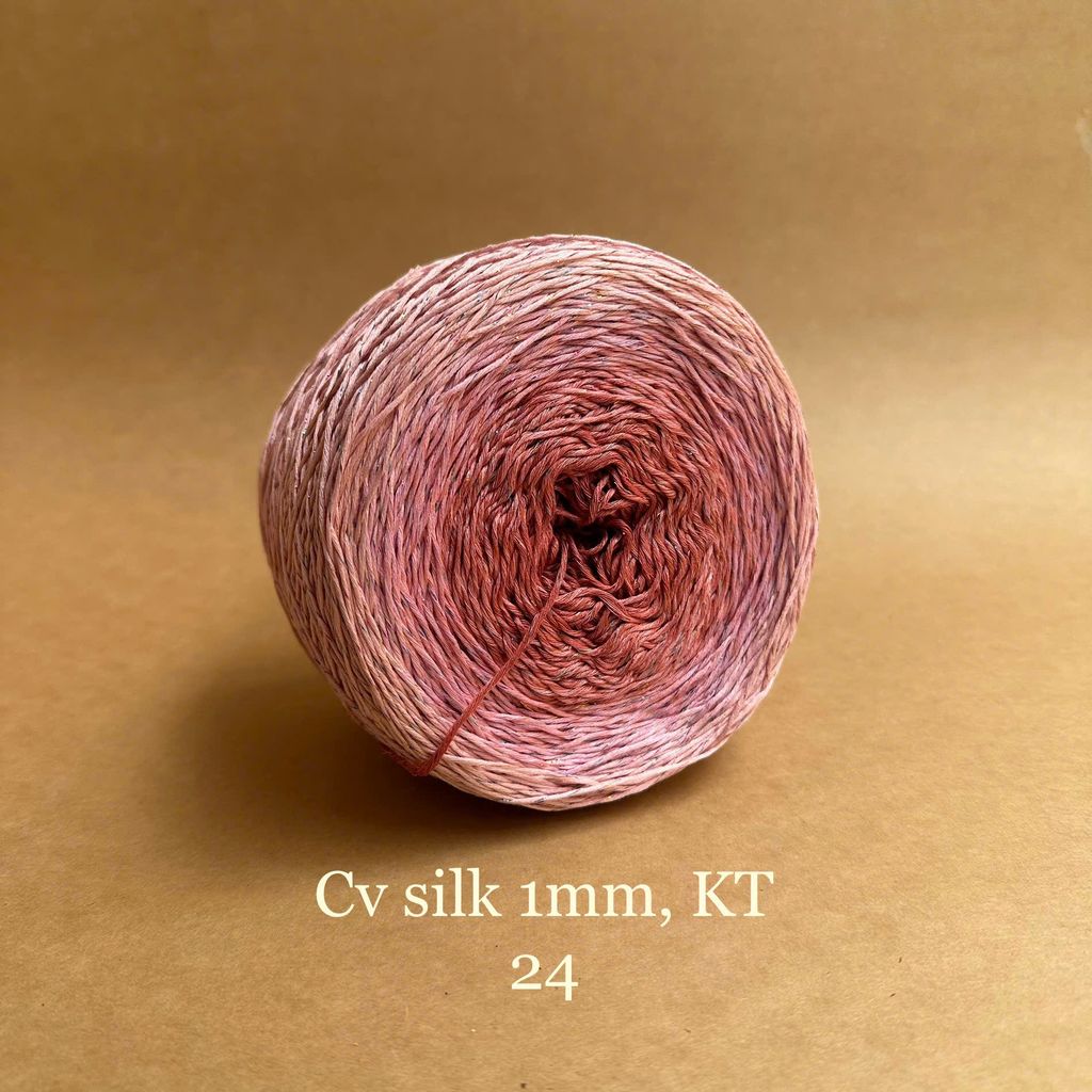 Cầu vồng sợi Silk kim tuyến, cỡ 1.0mm, 300g, đan móc áo, váy, khăn