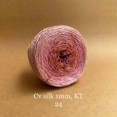 Cầu vồng sợi Silk kim tuyến, cỡ 1.0mm, 300g, đan móc áo, váy, khăn