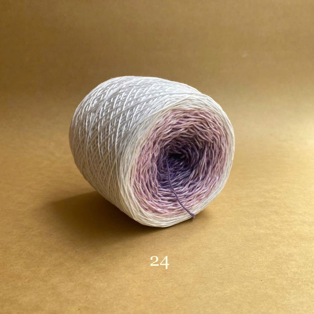 Sợi cầu vồng Cotton 1.2mm, kim tuyến