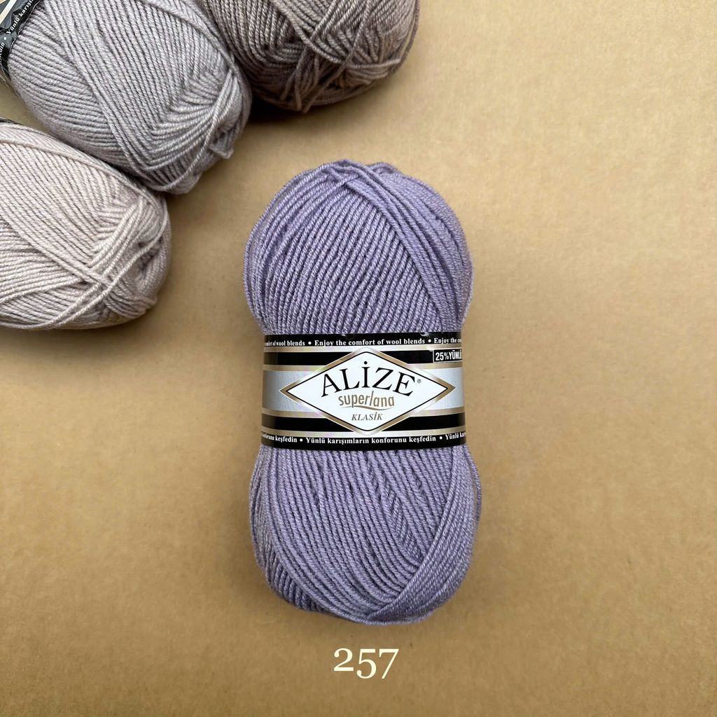 Len ấm Superlana Klasik nhập khẩu từ Alize Yarns đan móc nón, khăn, áo