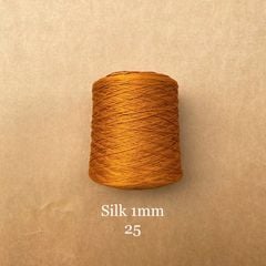 Cuộn sợi 100% Silk 1mm, 300g màu trơn