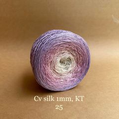 Cầu vồng sợi Silk kim tuyến, cỡ 1.0mm, 300g, đan móc áo, váy, khăn
