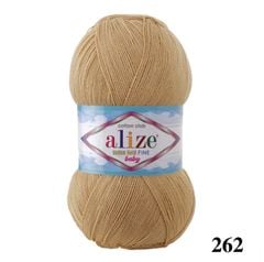 Len hè Cotton Gold Fine Baby nhập khẩu từ Alize Yarns, dành cho bé, đan móc áo, váy