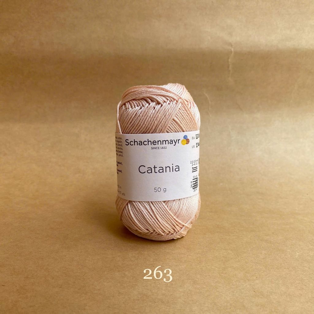 Sợi cotton Catania nhập khẩu từ Schachenmayr, đan móc áo, váy, khăn, móc thú