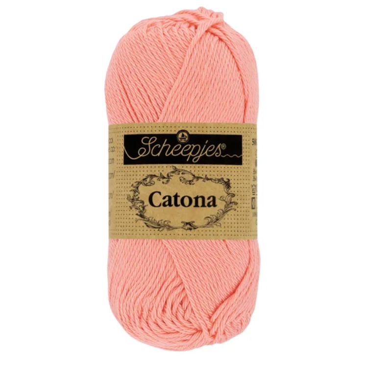 Sợi cotton Catona 50g - Scheepjes, đan móc áo, nón, búp bê