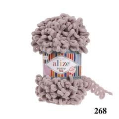 Cuộn len tết bằng tay Puffy Fine hãng Alize Yarns tết áo, khăn, vỏ gối, chăn, thảm, túi