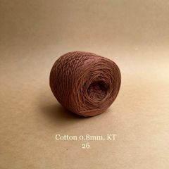 Sợi Cotton 0.8mm, kim tuyến, đan móc áo, váy, khăn