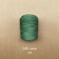 Cuộn sợi 100% Silk 1mm, 300g màu trơn