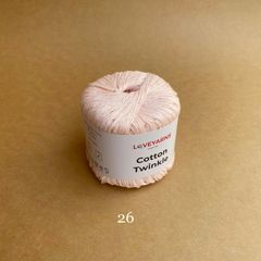 Sợi lấp lánh Cotton Twinkle nhập từ Loveyarns, đan móc áo, váy, khăn