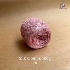 Cuộn sợi 100% Silk 0.6mm, 150g