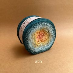 Len cầu vồng cotton Flowers - Yarnart - 250g dài 1000m (Bảng màu từ 250-300)