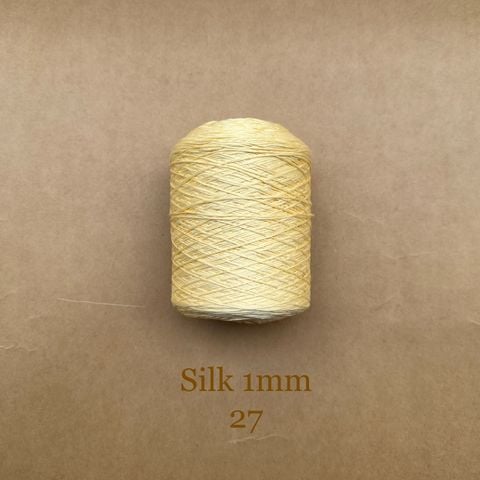 Cuộn sợi 100% Silk 1mm, 300g màu trơn