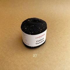 Sợi lấp lánh Cotton Twinkle nhập từ Loveyarns, đan móc áo, váy, khăn
