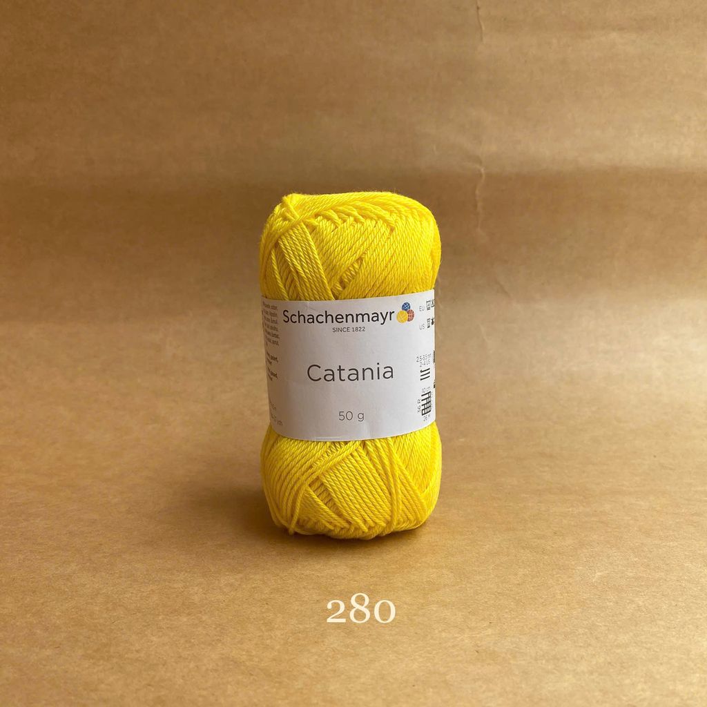Sợi cotton Catania nhập khẩu từ Schachenmayr, đan móc áo, váy, khăn, móc thú