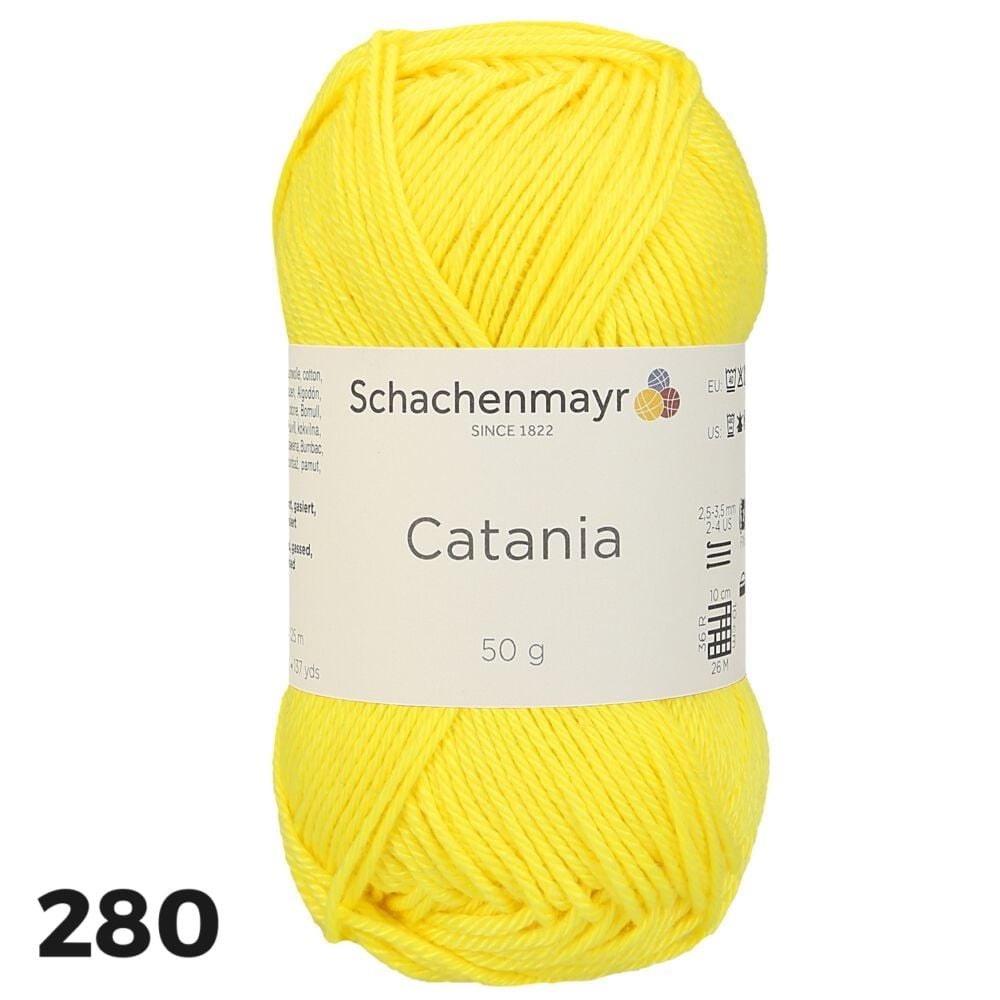 Sợi cotton Catania nhập khẩu từ Schachenmayr, đan móc áo, váy, khăn, móc thú