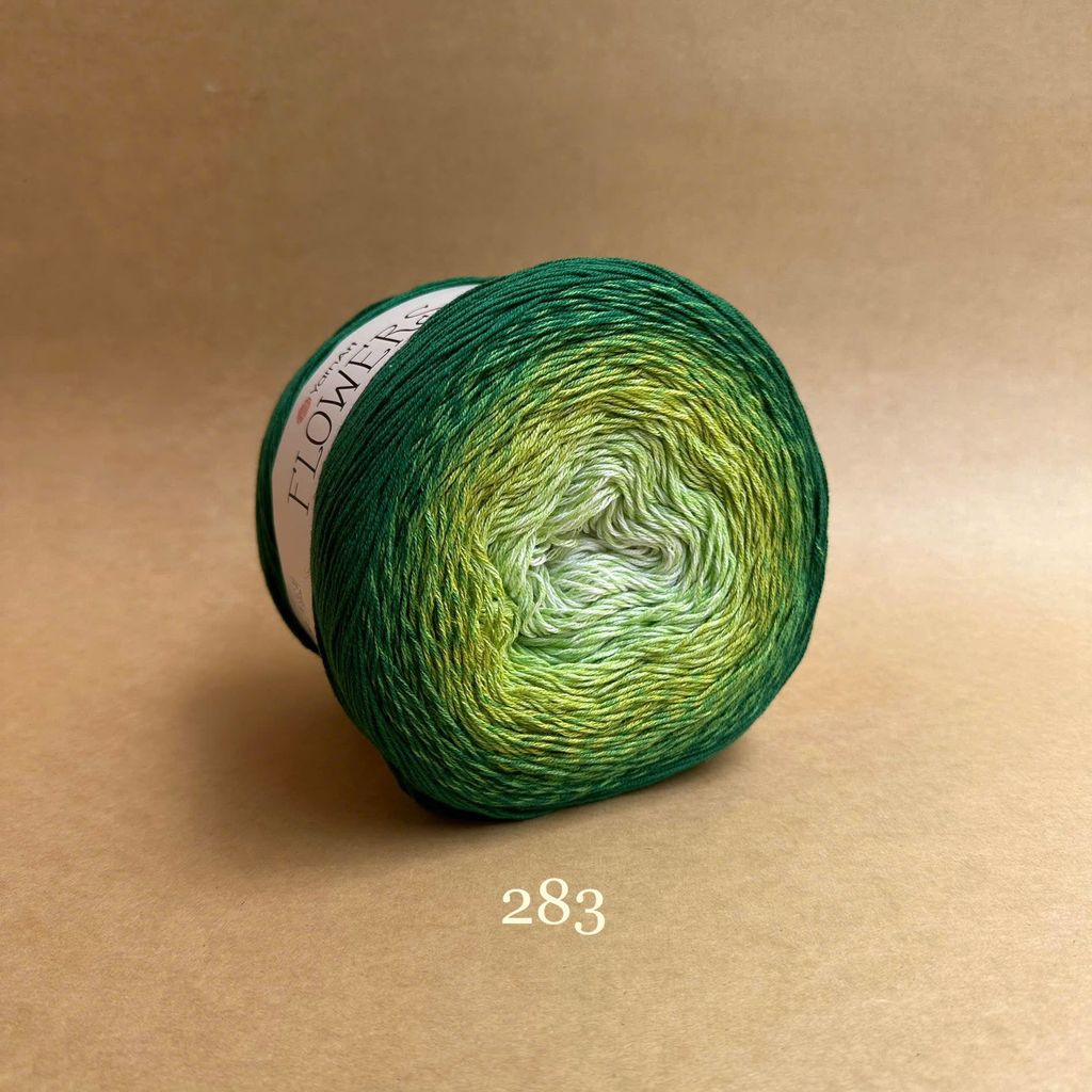 Len cầu vồng cotton Flowers - Yarnart - 250g dài 1000m (Bảng màu từ 250-300)