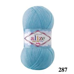 Len hè Cotton Gold Fine Baby nhập khẩu từ Alize Yarns, dành cho bé, đan móc áo, váy