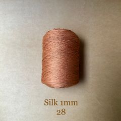 Cuộn sợi 100% Silk 1mm, 300g màu trơn
