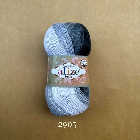 Sợi cotton hè Bella Batik nhập khẩu từ Alize Yarns đan móc áo, váy, khăn hè