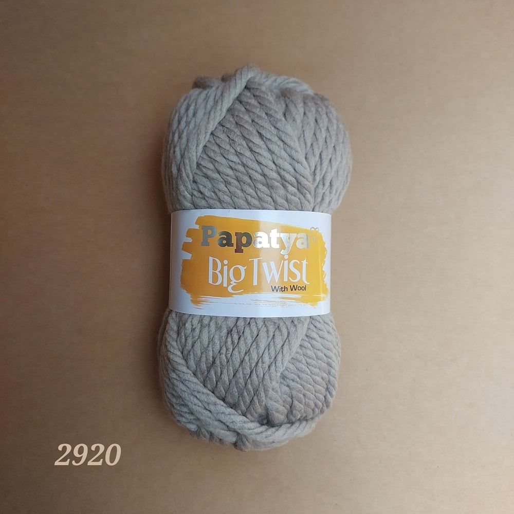 Cuộn len ấm sợi to mềm mại Big Twist nhập khẩu chính hãng Papatya đan móc nón, khăn, áo, chăn ấm siêu nhanh