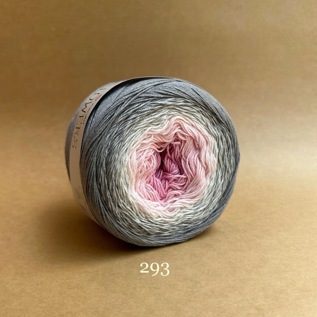 Len cầu vồng cotton Flowers - Yarnart - 250g dài 1000m (Bảng màu từ 250-300)