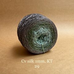 Cầu vồng sợi Silk kim tuyến, cỡ 1.0mm, 300g, đan móc áo, váy, khăn