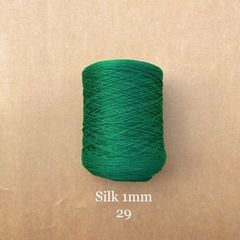 Cuộn sợi 100% Silk 1mm, 300g màu trơn