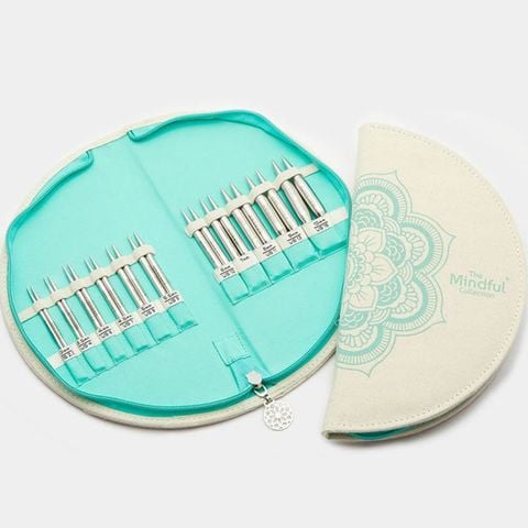 Bộ kim đan dòng Mindful Lace (4 inch) - WARMTH (8.5cm), nhập khẩu từ Knitpro