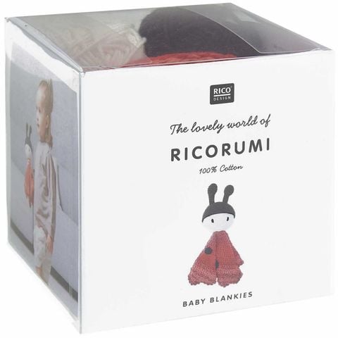 Bộ Ricorumi Crochet Kit - Baby Blankies - LadyBug nhập từ Rico Design