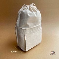 Lót túi dây rút, chất liệu vải cotton, dùng cho túi, ví đan móc thủ công