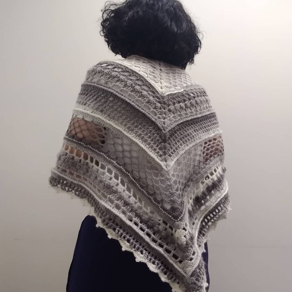 Len loang Angora Batik - Papatya, 100g - 550m, dùng để đan móc