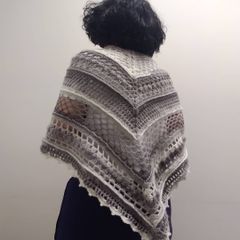 Len loang Angora Batik - Papatya, 100g - 550m, dùng để đan móc