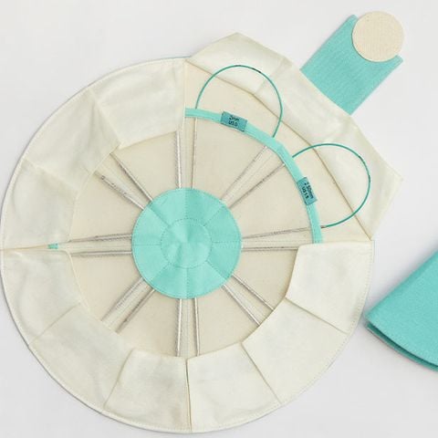 Bộ kim đan vòng mini EXPLORE dài 25cm 10icnh, dùng đan tay, vòng tròn nhỏ - BST Mindful Lace - KnitPro