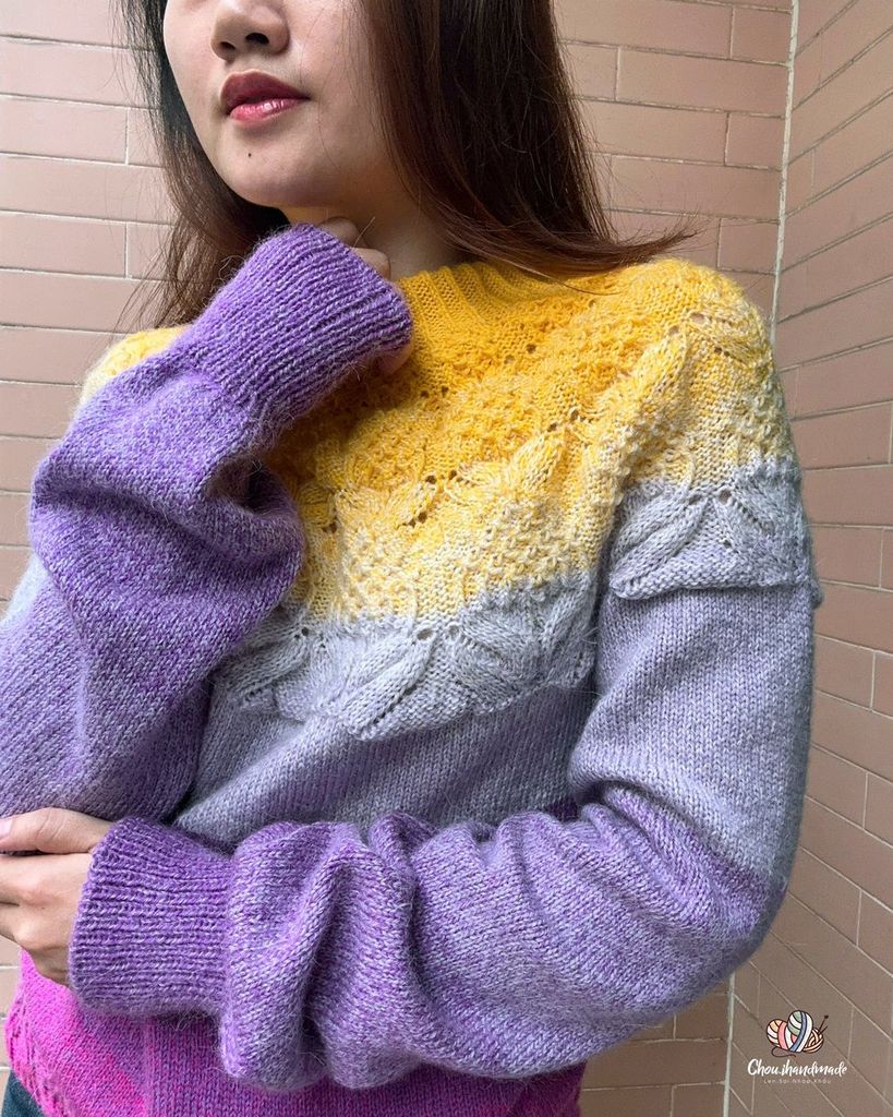 Len cầu vồng ấm Flower Alpaca nhập khẩu từ Yarnart, đan móc áo, áo choàng, váy, nón