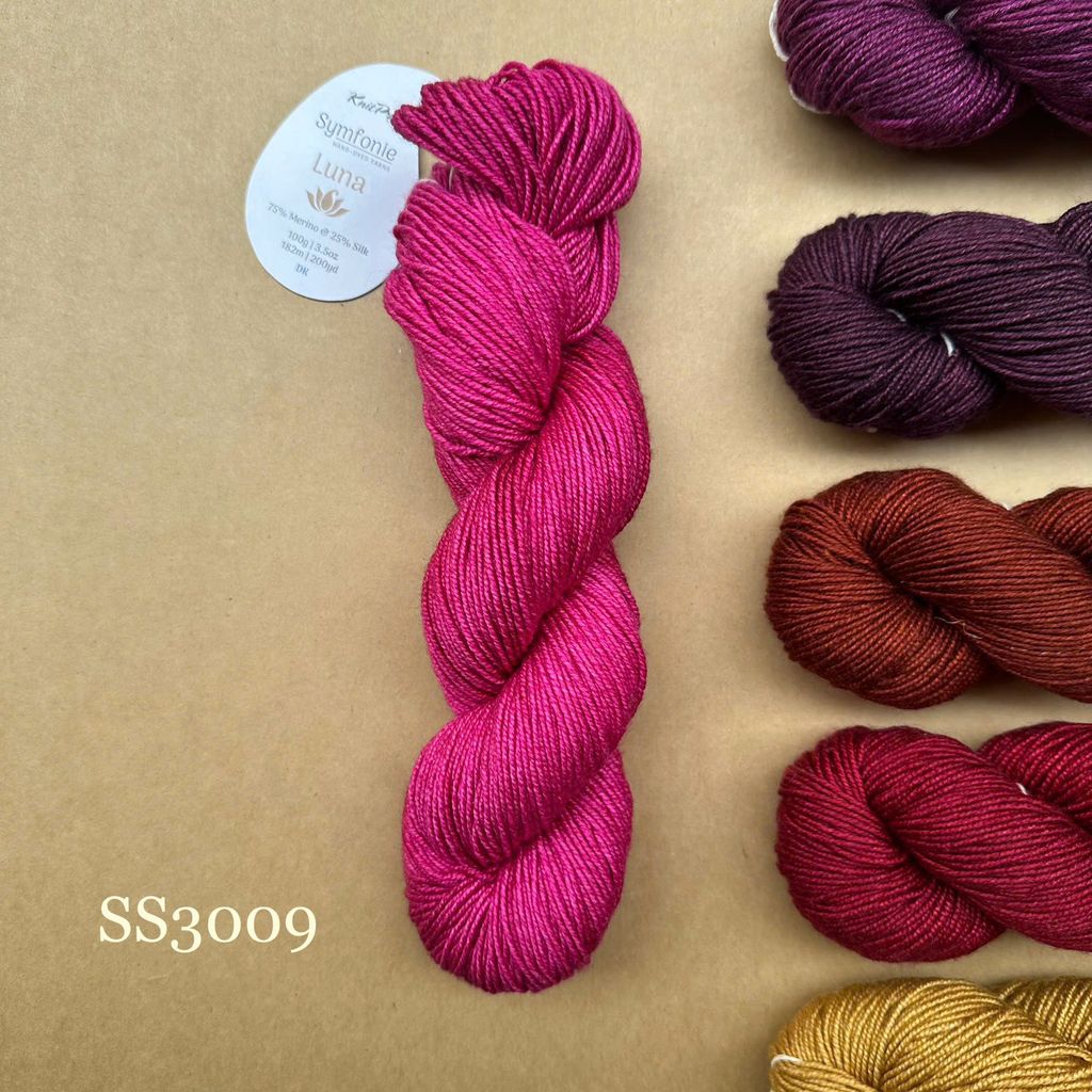 Len Luna nhập khẩu từ Symfonie - KnitPro, đan móc áo, váy, khăn