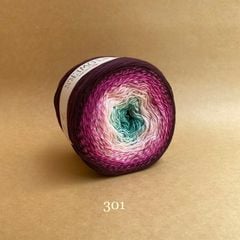 Len cotton cầu vồng Flowers - Yarnart - 250g dài 1000m (Bảng màu từ 301-320)