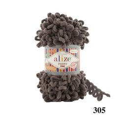 Cuộn len tết bằng tay Puffy Fine hãng Alize Yarns tết áo, khăn, vỏ gối, chăn, thảm, túi