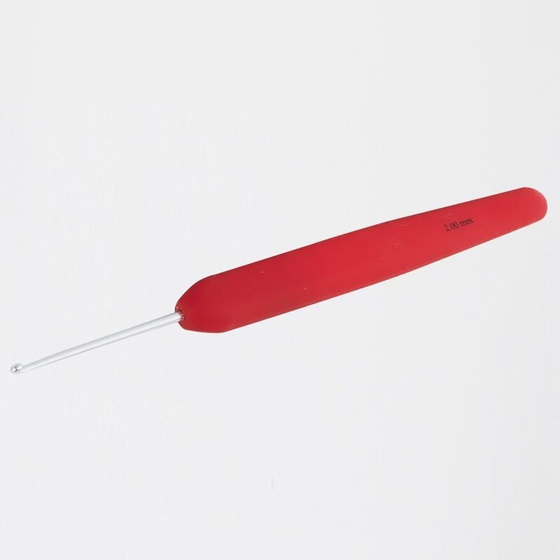 Kim móc aluminum WAVES cán nhựa nhiều màu nhập khẩu từ Knitpro, dùng móc áo, nón, túi
