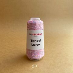 Sợi Tencel Lurex nhập từ Loveyarns, đan móc áo, khăn