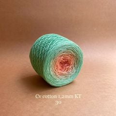 Sợi cầu vồng Cotton 1.2mm, kim tuyến