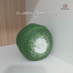 Sợi cầu vồng Cotton 0.8mm cuộn 100g, Chouihandmade, đan móc áo, váy