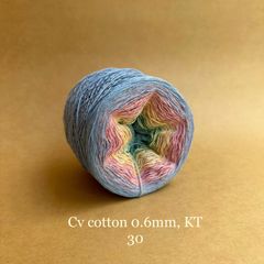 Sợi cầu vồng Cotton 0.6mm, kim tuyến