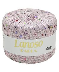 Sợi lấp lánh Parla nhập từ Lanoso, đan móc áo, váy, khăn