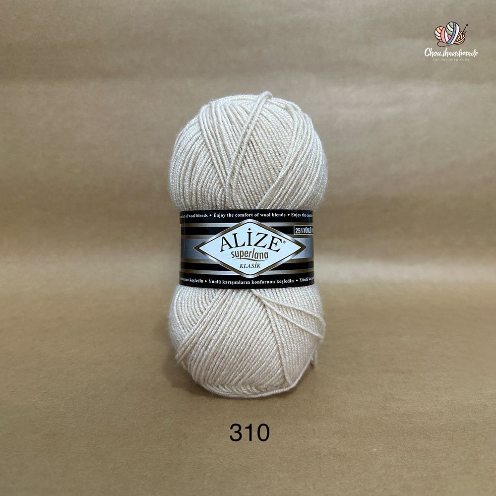 Len ấm Superlana Klasik nhập khẩu từ Alize Yarns đan móc nón, khăn, áo