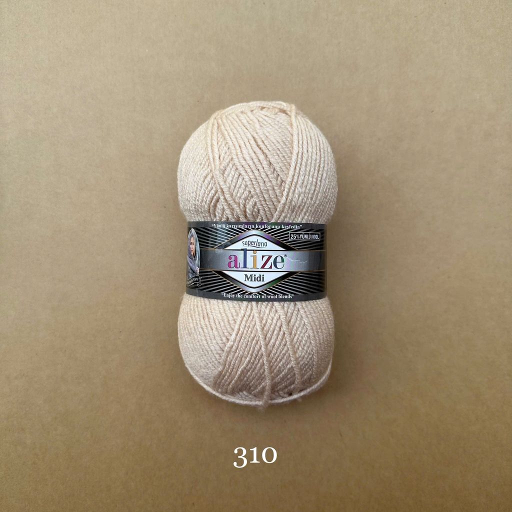 Len đông Superlana Midi nhập khẩu từ Alize Yarns, đan móc thú, áo, nón, khăn