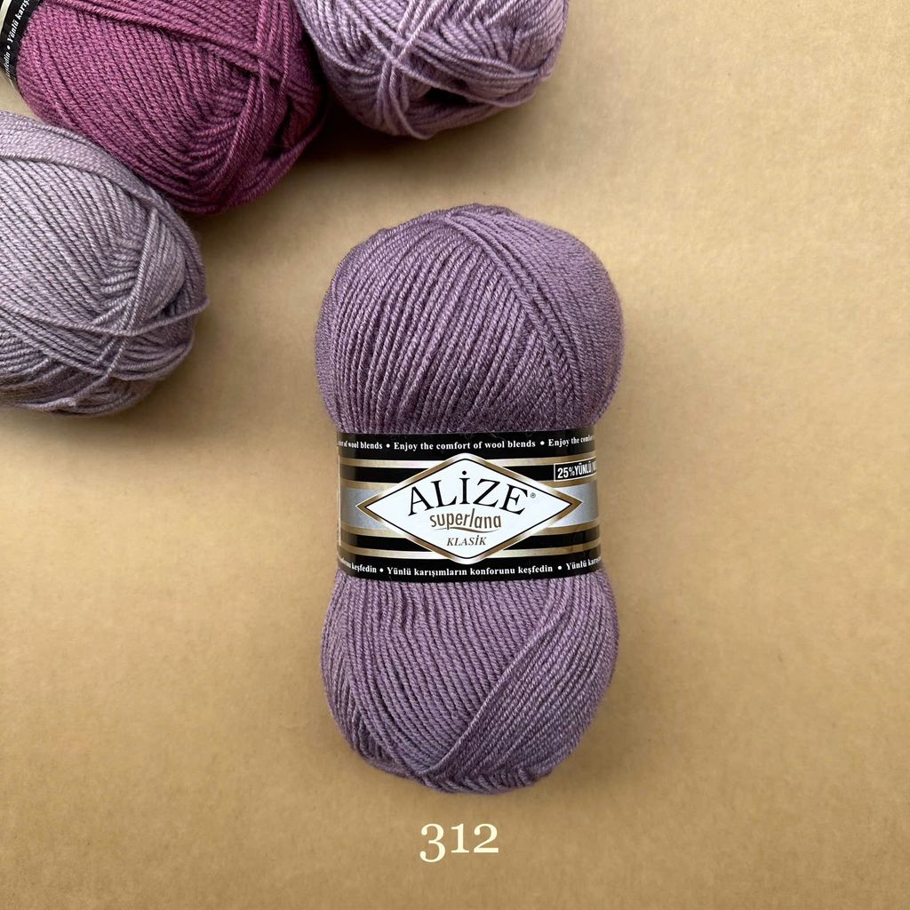 Len ấm Superlana Klasik nhập khẩu từ Alize Yarns đan móc nón, khăn, áo